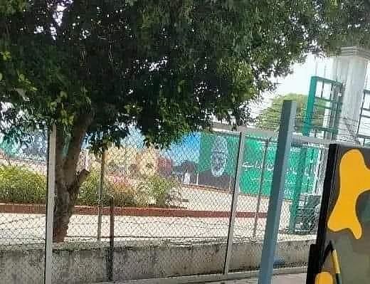 X/@Nawakadal3
 : The picture has been put up recently and we have lodged a strong protest with the Pakistani Rangers as this area is only for regimental and ceremonial purposes, a BSF officer said